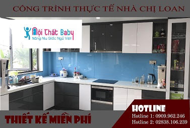 Hình ảnh thực tế thi công nội thất nguyên căn nhà chị Loan - Quận 8